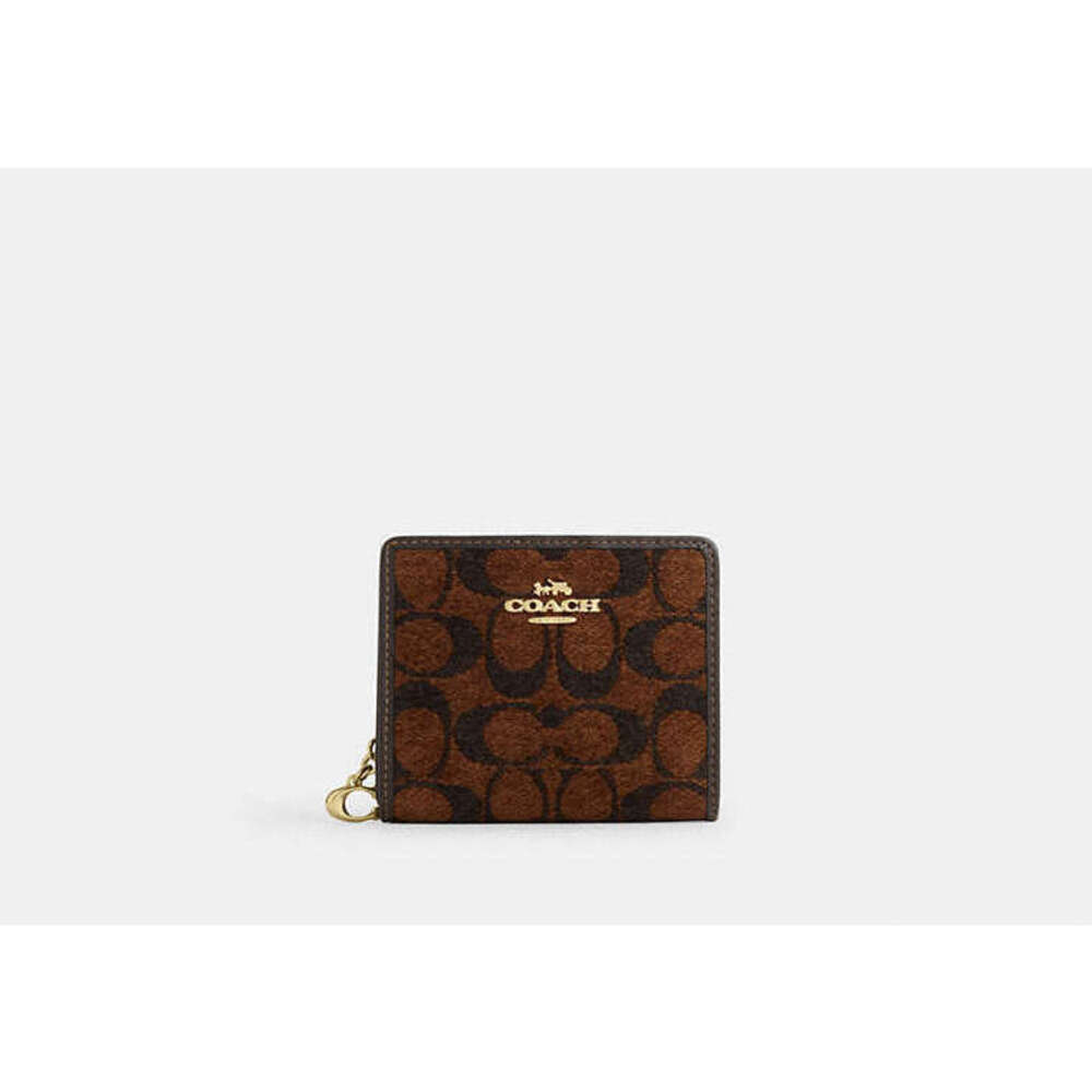 Snap Wallet In Signature Chenille